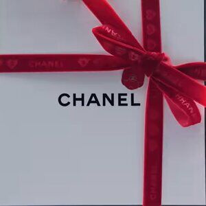 CHANEL Red Velvet Ribbon